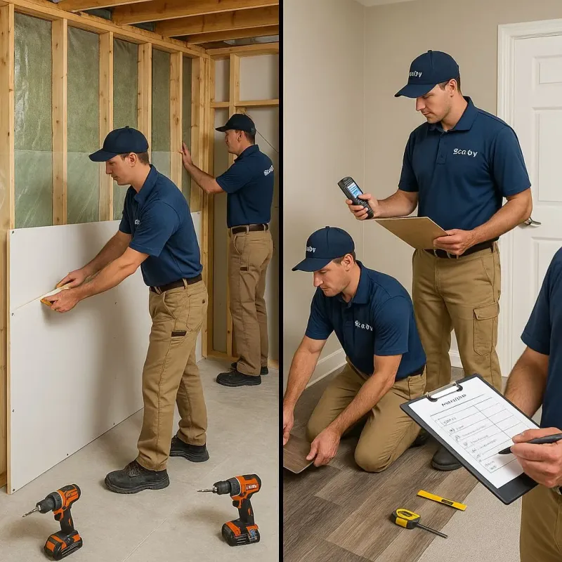 Repairs and Reconstruction process in Saint Ignace, MI