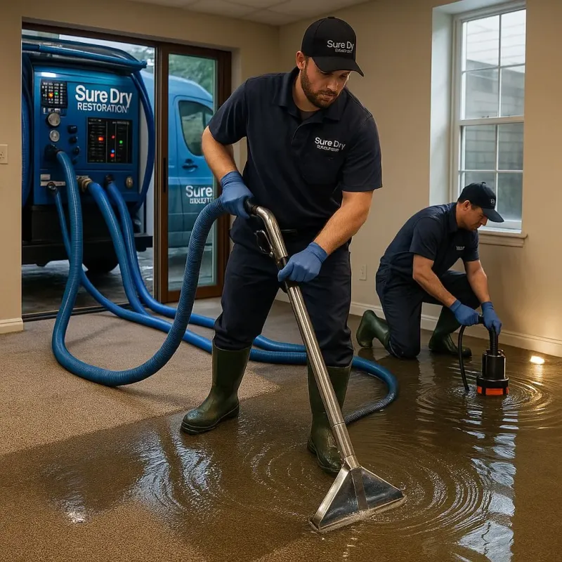 Water Extraction and Removal process in Saint Ignace, MI